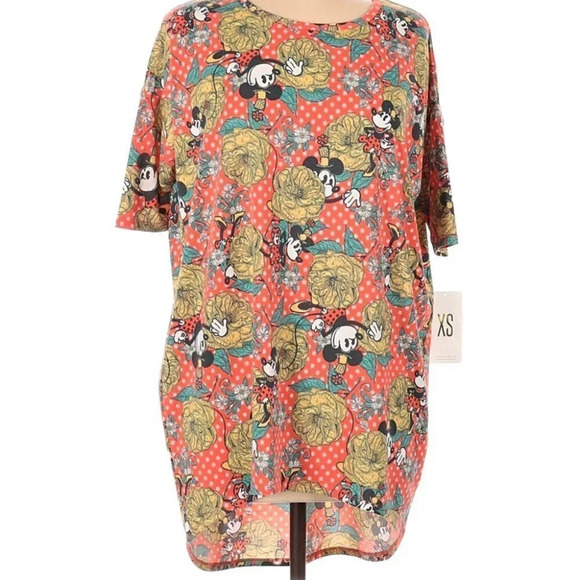 Lularoe Oversized Disney Irma Mickey T-Shirt XS - Picture 2 of 6